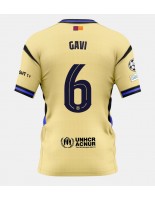 Moške Nogometnih dresov Barcelona Paez Gavi #6 Gostujoči 2025-26 Kratki rokavi Moške Nogometnih dresov Barcelona Paez Gavi #6 Gostujoči 2025-26 Kratki rokavi